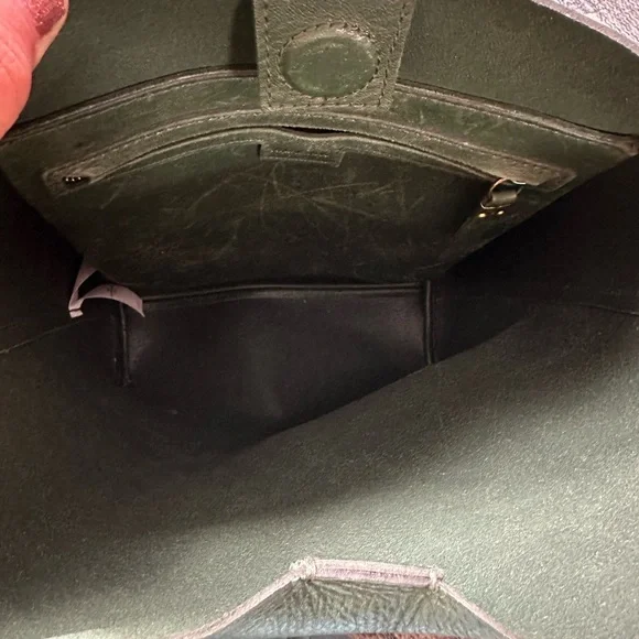 Madewell Transport Bucket Bag in Bottle Green 💚 - Picture 10 of 12